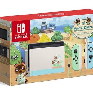 Nintendo Switch Animal Crossing Edition Excellent Condition!